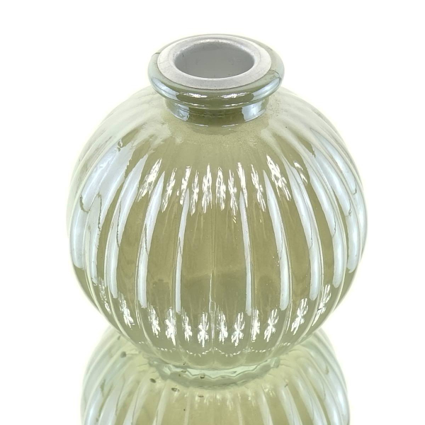  GASPER Mini Kugel Kerzenhalter,Luster finish,eisgrün,8,4x8,2 cm 
