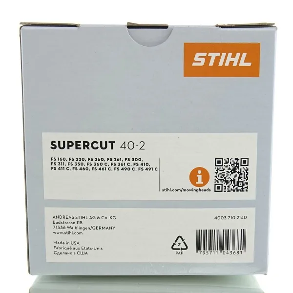 1 x STIHL® Mähkopf SuperCut 40-2 - 4003 710 2140