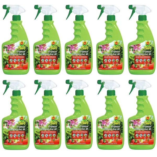 COMPO Triathlon® Insektenfrei AF anwendungsfertig - 750 ml x 10