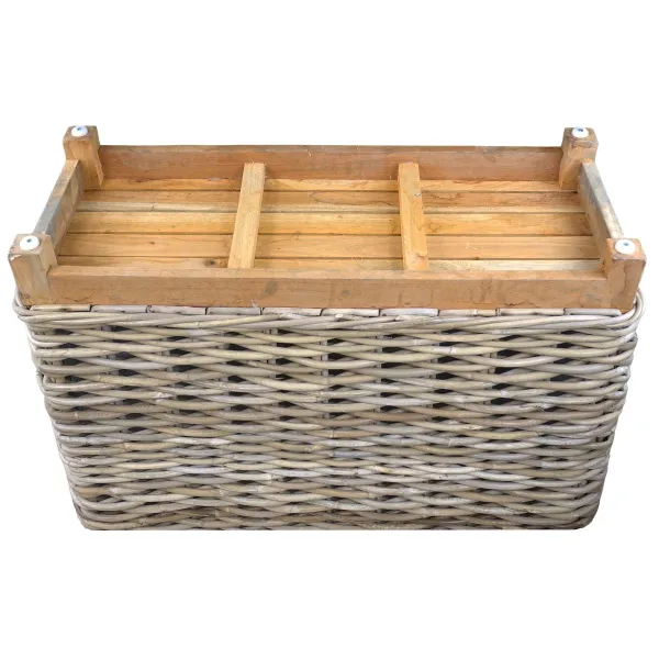 VAN DER LEEDEN Raumtrenner Rattan M mittel 80 x 35 x 76 cm