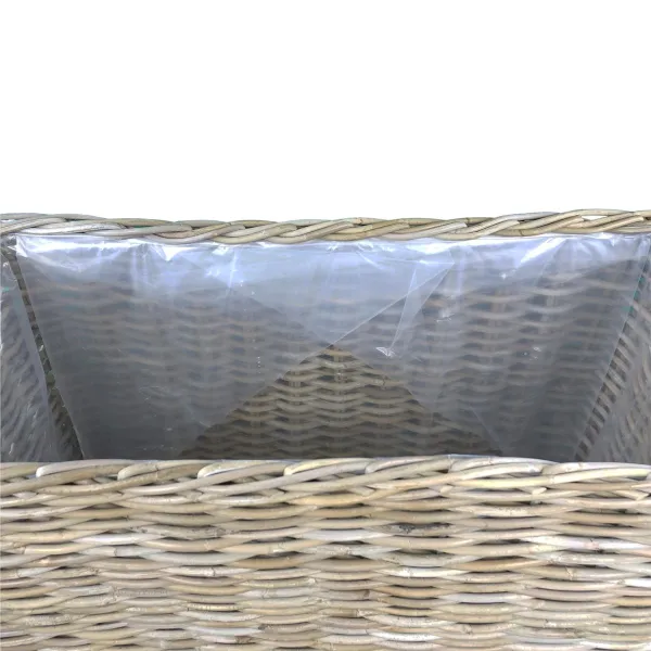 VAN DER LEEDEN Raumtrenner Rattan XL groß 100 x 45 x 82 cm