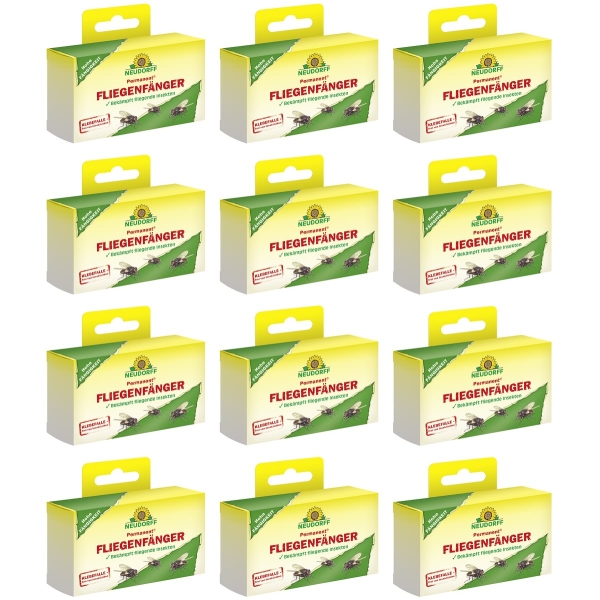 NEUDORFF® Permanent® FliegenFänger - 4er Pack x 12