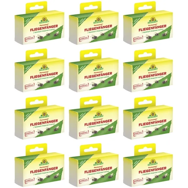 NEUDORFF® Permanent® FliegenFänger - 4er Pack x 12 NEUDORFF® Permanent® FliegenFänger - 4er Pack x 12