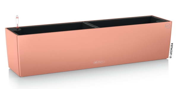 1er + 2 Set LECHUZA® Blumenkasten BALCONERA Color 80 Korallrot All-in-One