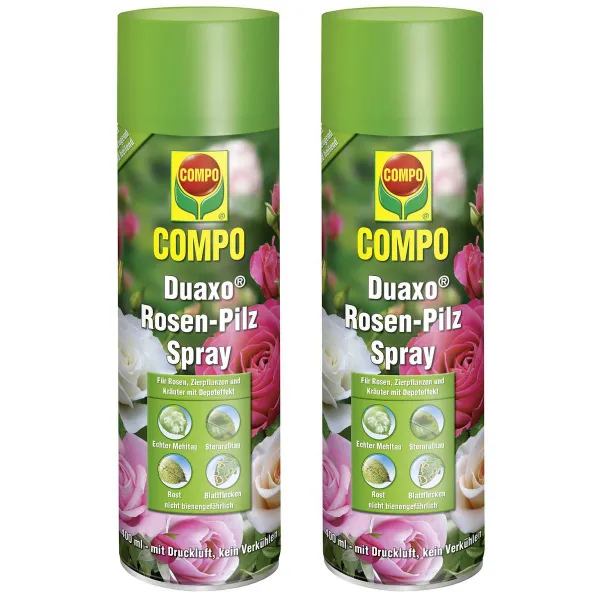 COMPO Duaxo® Rosen-Pilz Spray - 400 ml x 2 COMPO Duaxo® Rosen-Pilz Spray - 400 ml x 2