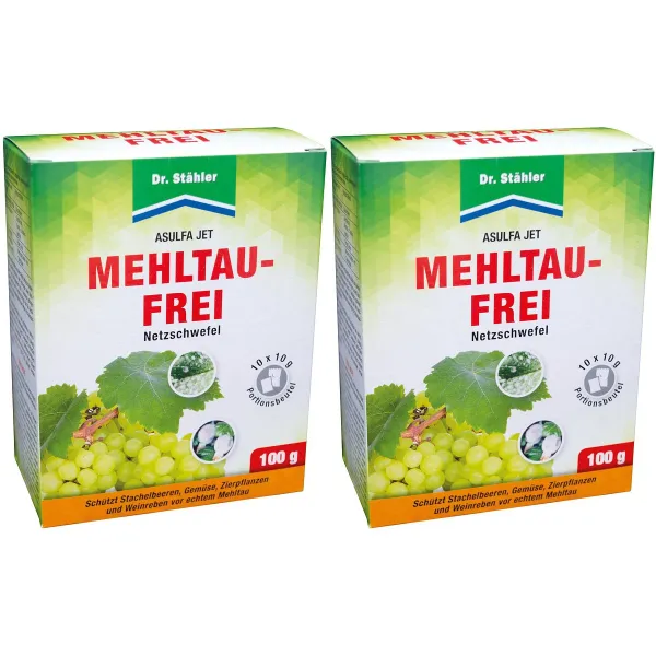 Dr. Stähler ASULFA® JET Mehltau-Frei - 10 x 10 g x 2 Dr. Stähler ASULFA® JET Mehltau-Frei - 10 x 10 g x 2