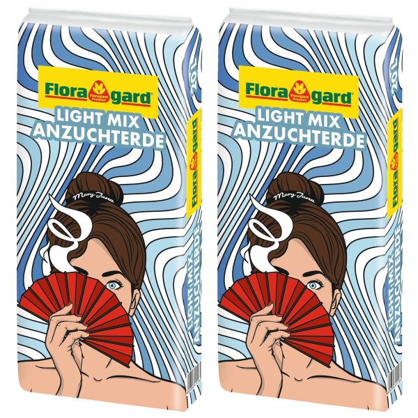 Floragard® LIGHT MIX Anzuchterde - 20 Liter x 2