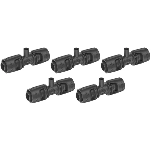 GARDENA® Micro-Drip-System 2.0 T-Stück für Sprühdüsen 13 mm - 5er Pack GARDENA® Micro-Drip-System 2.0 T-Stück für Sprühdüsen 13 mm - 5er Pack