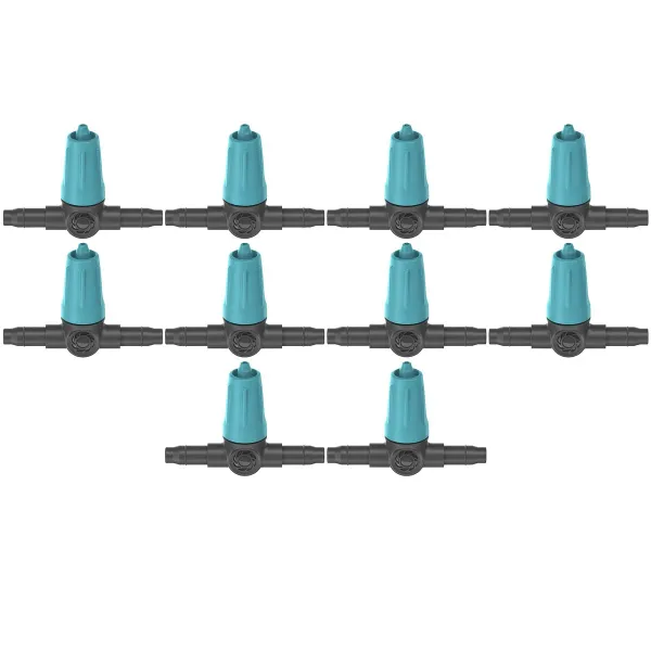GARDENA® Micro-Drip-System 2.0 Regulierbarer Reihentropfer 0 bis 15 l/h - 10er Pack