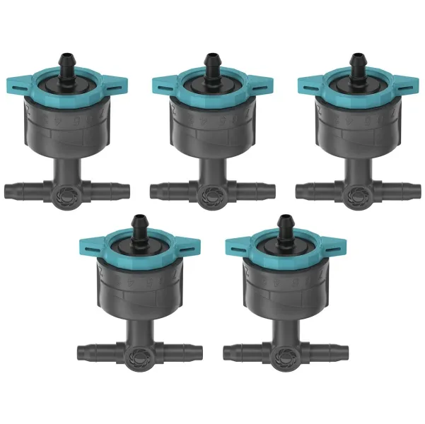 GARDENA® Micro-Drip-System 2.0 Regulierbarer Reihentropfer - 5er Pack