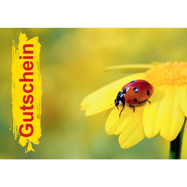 Gutschein - Glücksbringer - für das Gartencenter