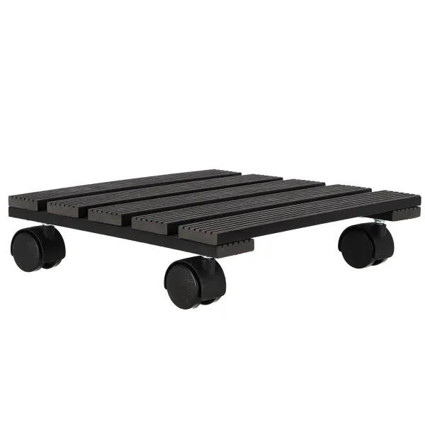 Esschert Design Pflanzenroller Outdoor quadratisch 28 x 28 cm - WPC
