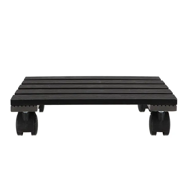 Esschert Design Pflanzenroller Outdoor quadratisch 28 x 28 cm - WPC