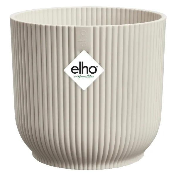 elho® Vibes Übertopf Fold Leinenweiß Ø 22 cm - Kunststoff