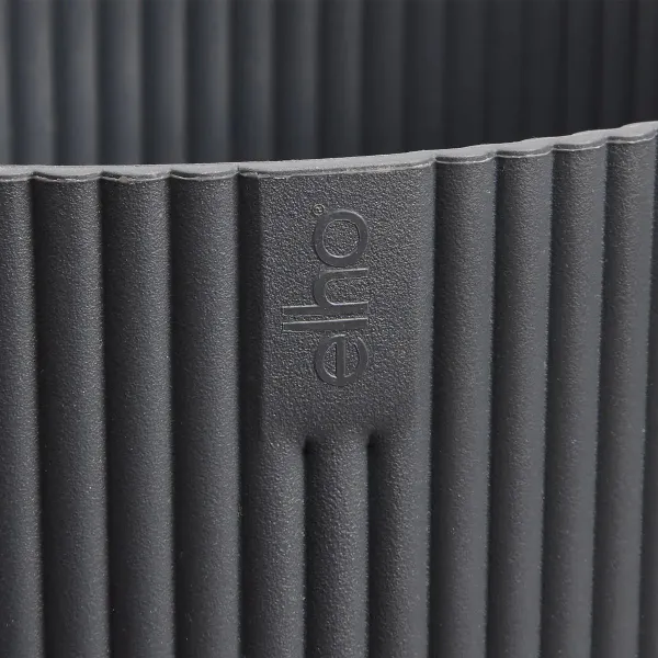 elho® Vibes Übertopf Fold Anthrazit Ø 25 cm - Kunststoff