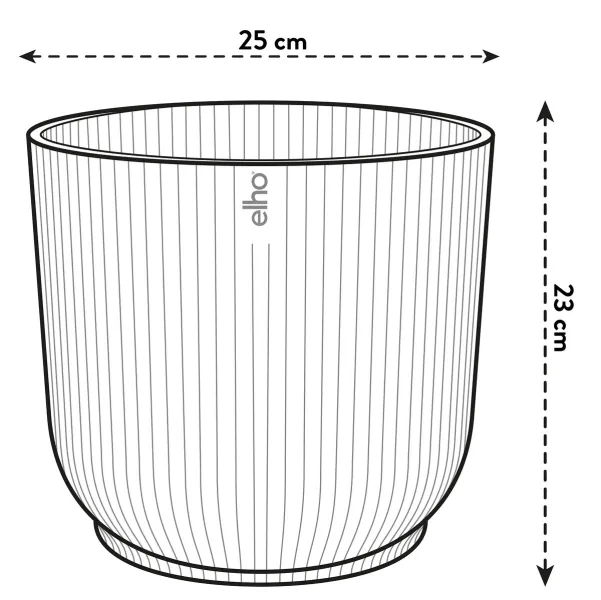 elho® Vibes Übertopf Fold Farngrün Ø 25 cm - Kunststoff