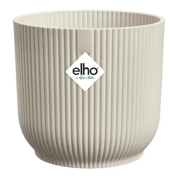 elho® Vibes Übertopf Fold Leinenweiß Ø 30 cm - Kunststoff