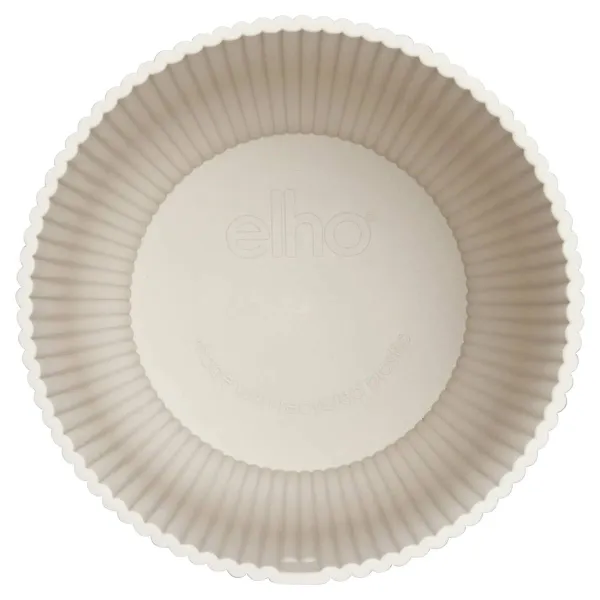 elho® Vibes Übertopf Fold Leinenweiß Ø 30 cm - Kunststoff