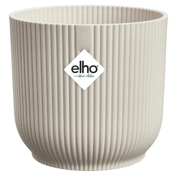 elho® Vibes Übertopf Fold Leinenweiß Ø 40 cm - Kunststoff
