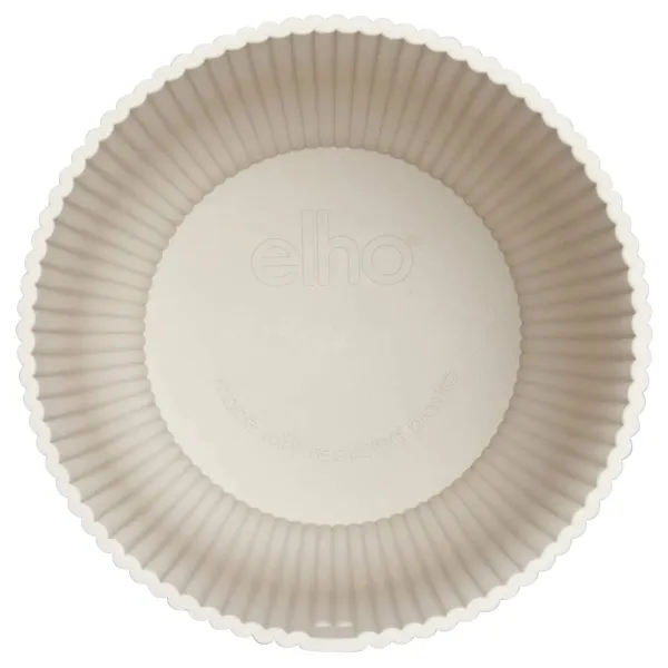 elho® Vibes Übertopf Fold Leinenweiß Ø 35 cm - Kunststoff