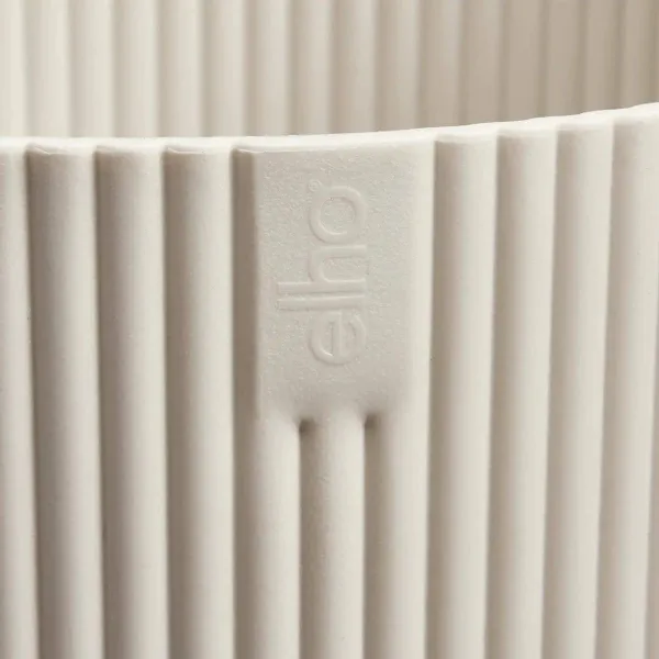 elho® Vibes Übertopf Fold Cup Leinenweiß Ø 14 cm - Kunststoff