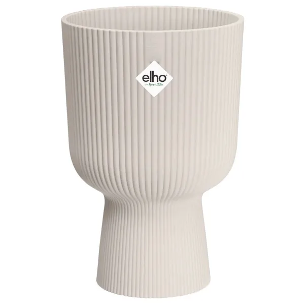 elho® Vibes Übertopf Fold Cup Leinenweiß Ø 30 cm - Kunststoff