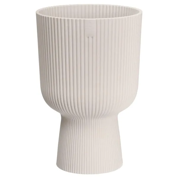 elho® Vibes Übertopf Fold Cup Leinenweiß Ø 30 cm - Kunststoff