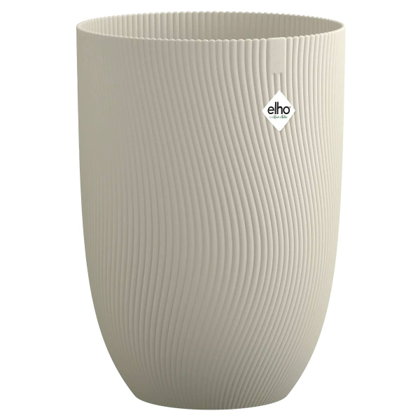 elho® Sereh Pflanzgefäß Hoch Mushroom beige Ø 39 cm - Kunststoff