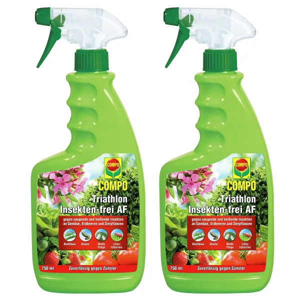 COMPO Triathlon® Insektenfrei AF anwendungsfertig - 750 ml x 2 COMPO Triathlon® Insektenfrei AF anwendungsfertig - 750 ml x 2