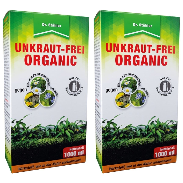 Dr. Stähler Unkraut-Frei ORGANIC - 1 Liter x 2
