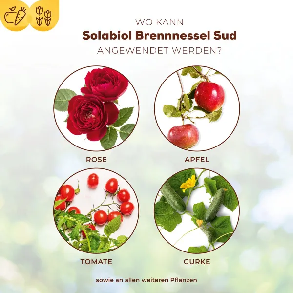 2er-Set Solabiol® Brennnessel Sud für schädlingsanfällige Pflanzen 1 Liter Konzentrat Artikel EAN 366471000334