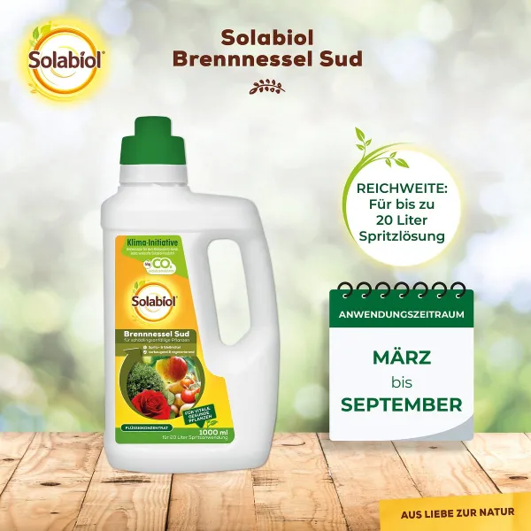 2er-Set Solabiol® Brennnessel Sud für schädlingsanfällige Pflanzen 1 Liter Konzentrat Artikel EAN 366471000334