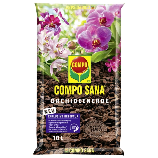 COMPO SANA® Orchideenerde torffrei - 10 Liter x 3