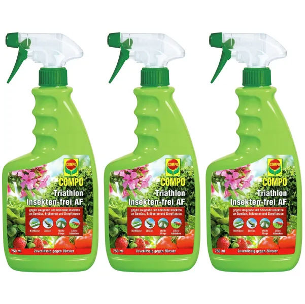 COMPO Triathlon® Insektenfrei AF anwendungsfertig - 750 ml x 3