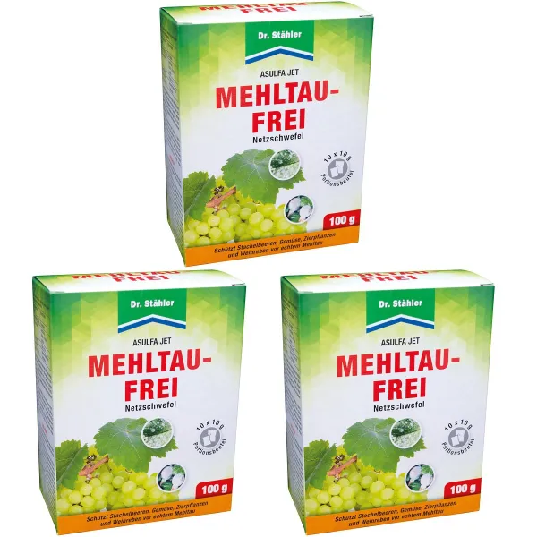 Dr. Stähler ASULFA® JET Mehltau-Frei - 10 x 10 g x 3 Dr. Stähler ASULFA® JET Mehltau-Frei - 10 x 10 g x 3