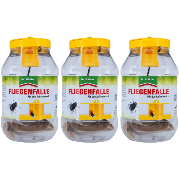 Dr. Stähler Fliegenfalle komplett x 3