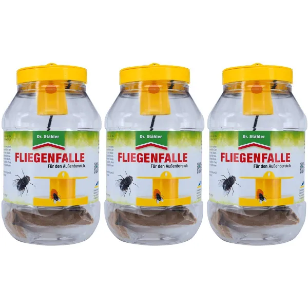 3 x Dr. Stähler Fliegenfalle komplett Artikel EAN 4015574001335 3 x Dr. Stähler Fliegenfalle komplett Artikel EAN 4015574001335