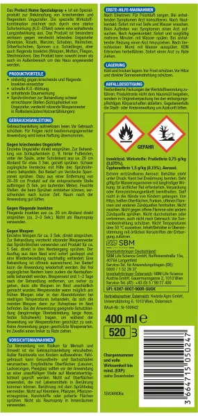 PROTECT HOME FormineX Spezialspray + anwendungsfertig - 400 ml x 3