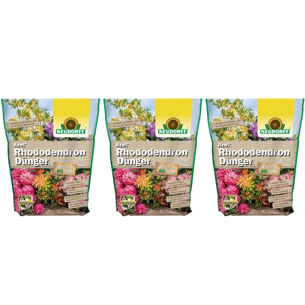 NEUDORFF® Azet® RhododendronDünger BIO logisch - 1,75 kg x 3