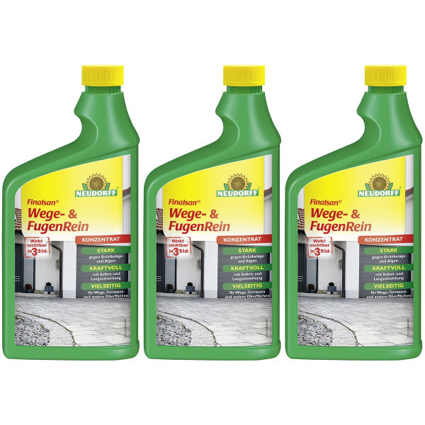 NEUDORFF® Finalsan® Wege- und FugenRein Konzentrat - 1 Liter x 3