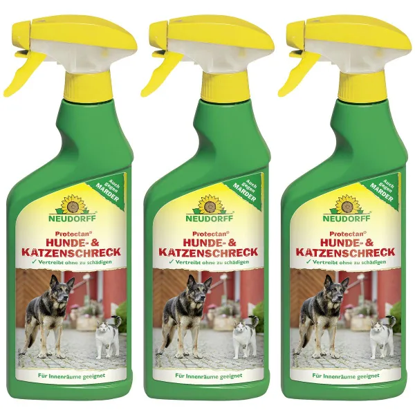 NEUDORFF® Hunde- und Katzen-Schreck AF anwendungsfertig - 500 ml x 3 NEUDORFF® Hunde- und Katzen-Schreck AF anwendungsfertig - 500 ml x 3