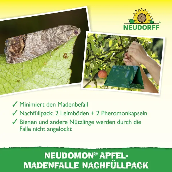 3er Set - NEUDORFF® Neudomon® ApfelmadenFalle Nachfüllpack