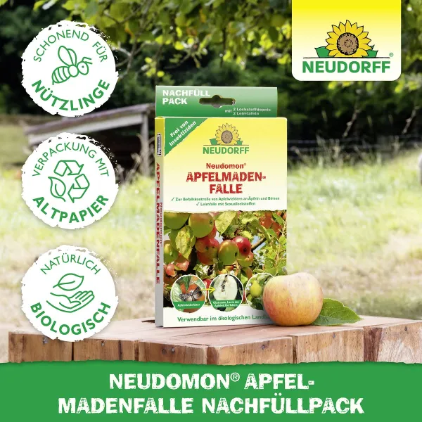 3er Set - NEUDORFF® Neudomon® ApfelmadenFalle Nachfüllpack