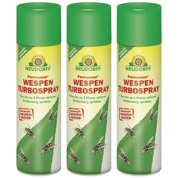NEUDORFF® Permanent® WespenTURBOSpray - 500 ml x 3