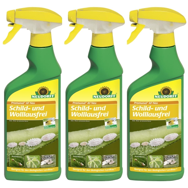 NEUDORFF® Promanal® AF Neu Schild- und Wolllausfrei anwendungsfertig  - 500 ml x 3