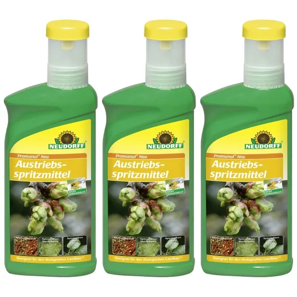 NEUDORFF® Promanal® Neu Austriebsspritzmittel für 25 Liter Spritzbrühe - 500 ml x 3 NEUDORFF® Promanal® Neu Austriebsspritzmittel für 25 Liter Spritzbrühe - 500 ml x 3