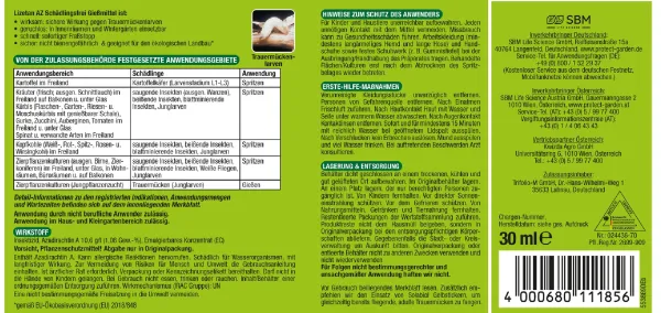 PROTECT GARDEN Lizetan® AZ Schädlingsfrei Gießmittel für 6 Liter - 30 ml x 3