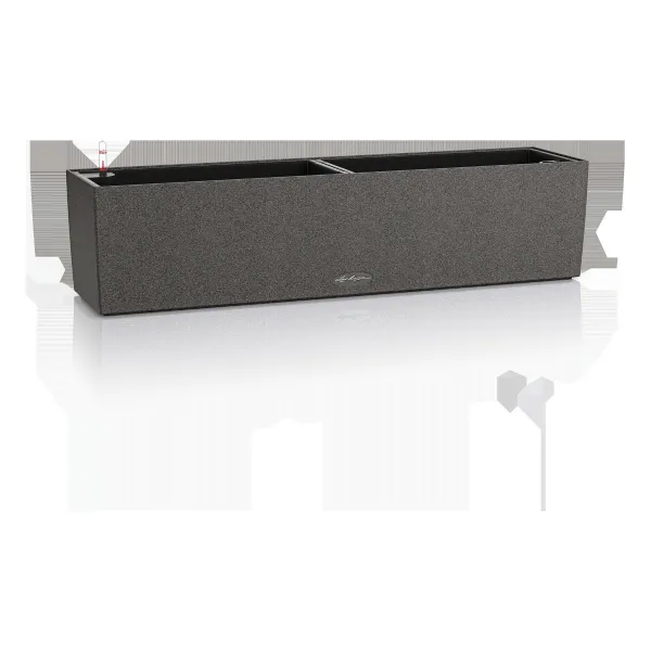 4er - Set LECHUZA® Blumenkasten BALCONERA Stone 80 Graphitschwarz All-in-One Artikel EAN 4008789156525 4er - Set LECHUZA® Blumenkasten BALCONERA Stone 80 Graphitschwarz All-in-One Artikel EAN 4008789156525