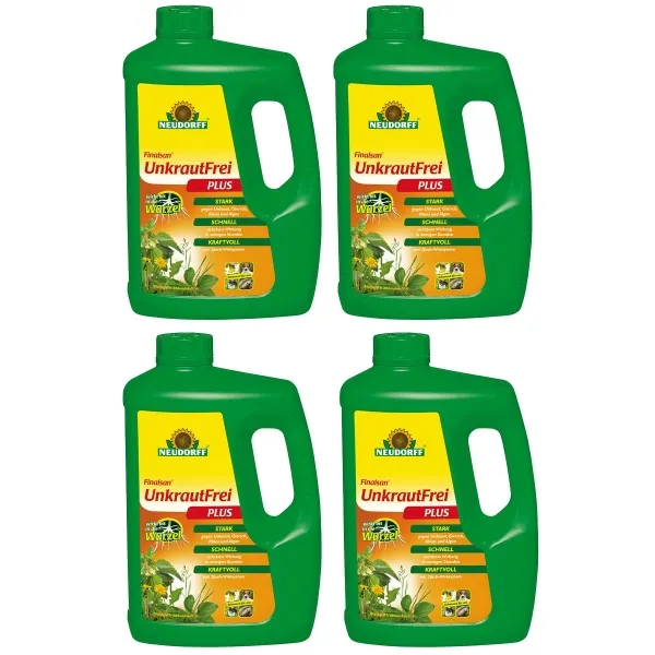 NEUDORFF® Finalsan® UnkrautFrei Plus Konzentrat für je 120 m² - 2 Liter x 4