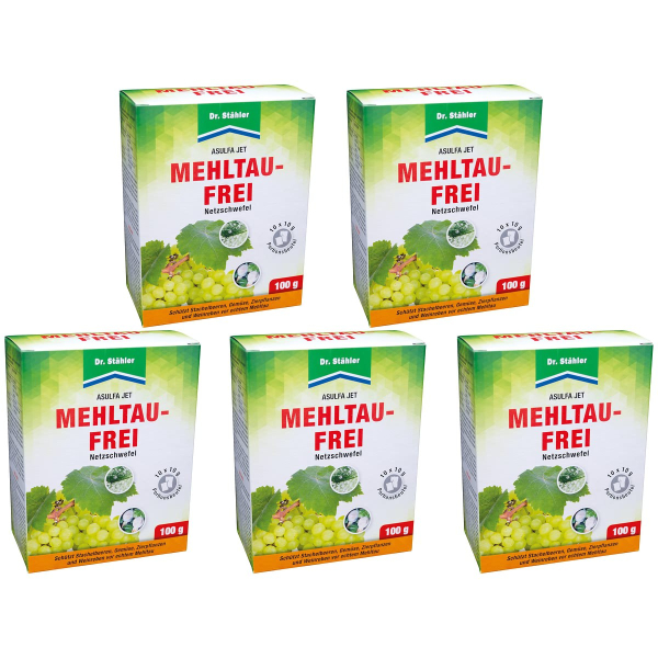 Dr. Stähler ASULFA® JET Mehltau-Frei - 10 x 10 g x 5